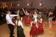 Bride-Bridesmaids-Dancing-Reception