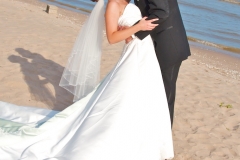 Bride-Groom-Beach-Dip