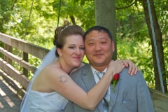 Bride-Groom-Bridge-Outdoors