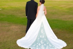 Bride-Groom-Outdoors-Woods