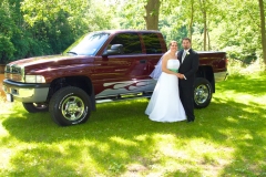 Bride-Groom-Truck-Outroors