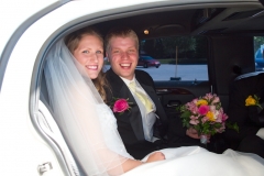 Bride-Groom-in-Limo