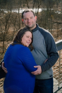 Maywood-Outdoor-Couple-Portrait-Embracing-Ledge-40