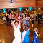 Katie & CJs Sheboygan Wedding - Bride Bouquet Toss